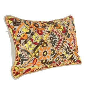 Multicolor Floral Embroidery Cushion Pillow Cover New